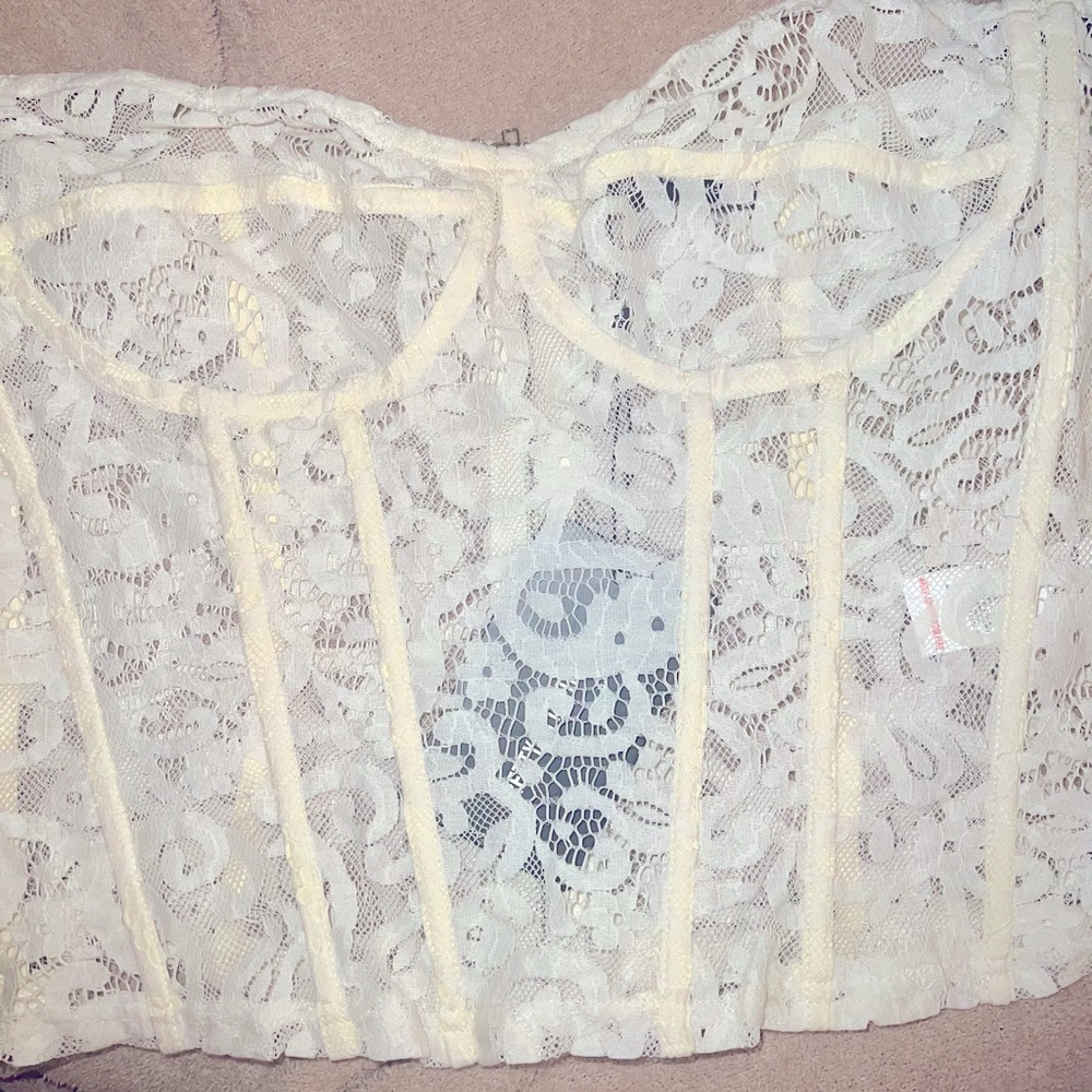 Sheer Structured Corset